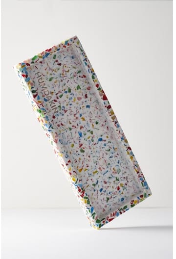Humdakin Terrazzo Tablett 10 x 25cm - Rainbow - Humdakin