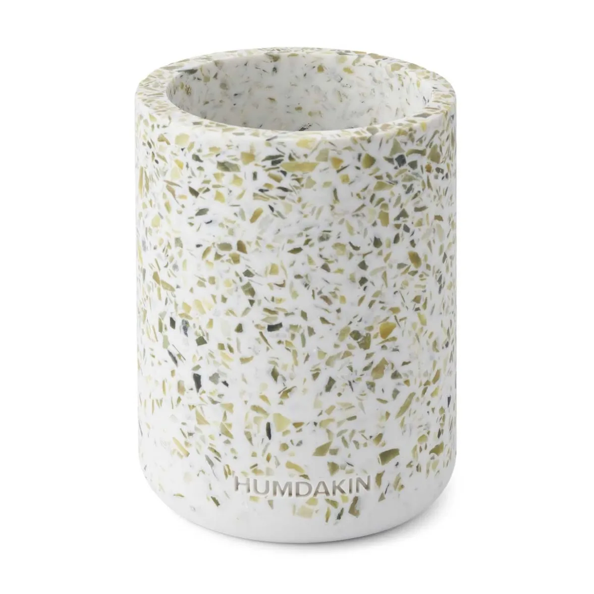 Humdakin Terrazzo Vase Ø10cm, Green-white Humdakin