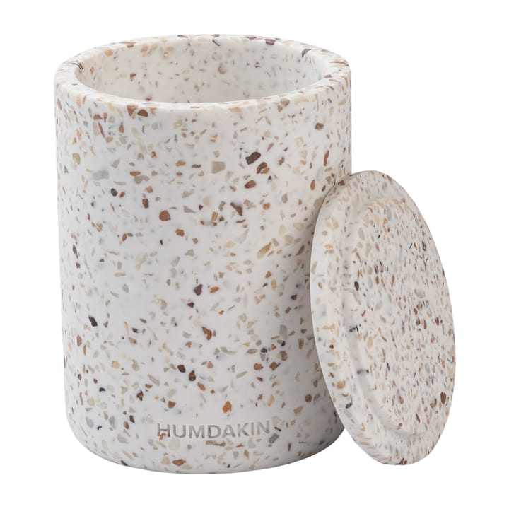 Humdakin Terrazzo Vase mit Deckel Ø 10 cm - Red/Beige - Humdakin