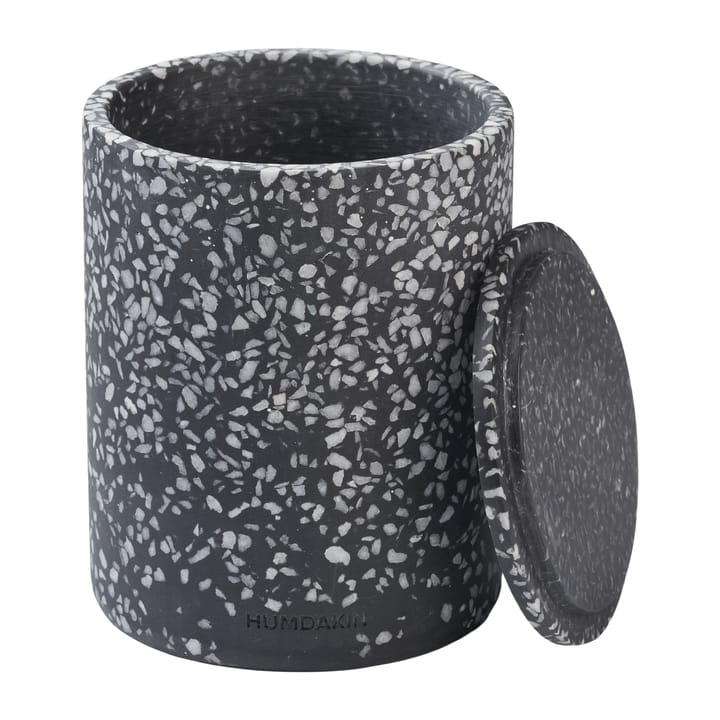 Humdakin Terrazzo Vase mit Deckel Ø 13 cm - Black - Humdakin