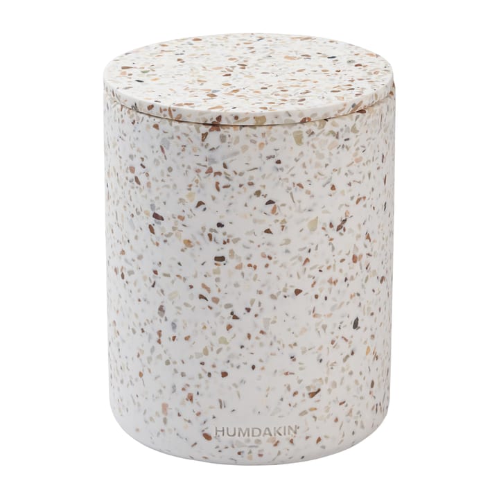 Humdakin Terrazzo Vase mit Deckel Ø 13 cm - Red/Beige - Humdakin