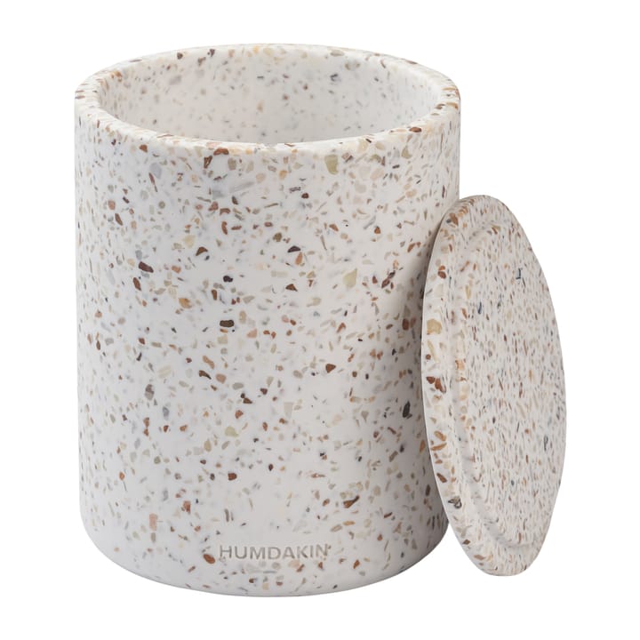 Humdakin Terrazzo Vase mit Deckel Ø 13 cm - Red/Beige - Humdakin