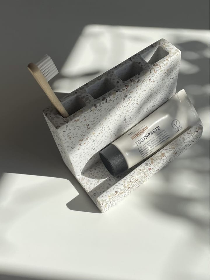 Humdakin Terrazzo Zahnbürstenhalter, Red-beige Humdakin