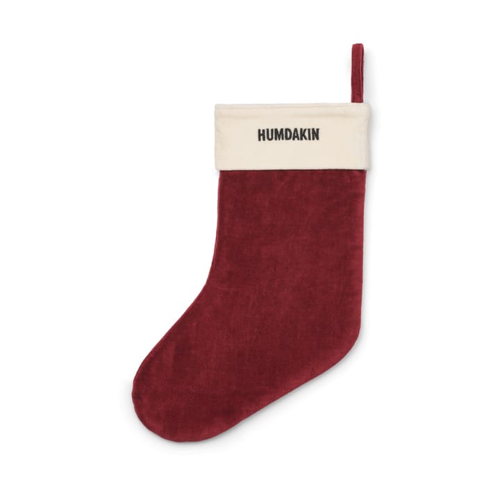 Humdakin Weihnachtsstrumpf velvet - Maroon - Humdakin