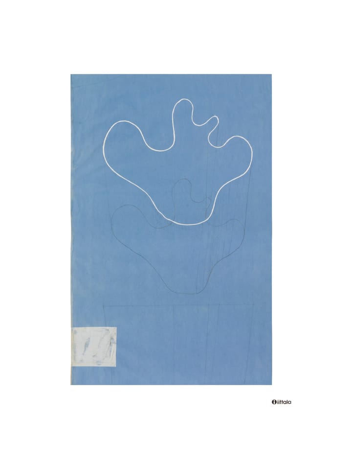 Aalto art Sketch blue Poster - 50 x 70cm - Iittala