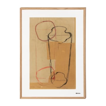 Aalto art Sketch brown Poster - 50 x 70cm - Iittala