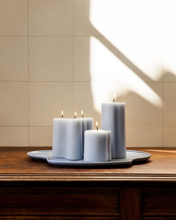 Aalto Blockkerze, Wasser, 11 cm Iittala