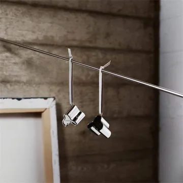 Aalto Dekoanhänger Metall - Silber - Iittala