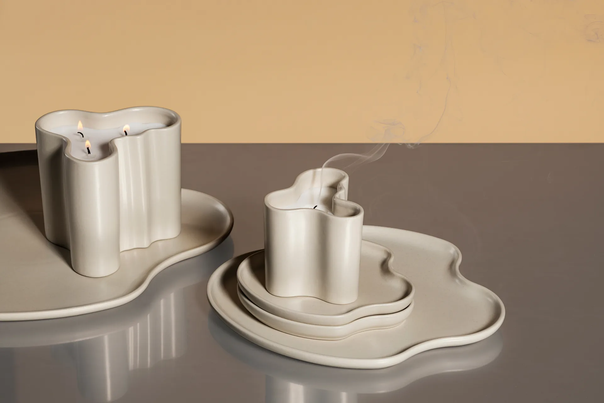 Aalto Dekorationsplatte, Sand, 15 cm Iittala