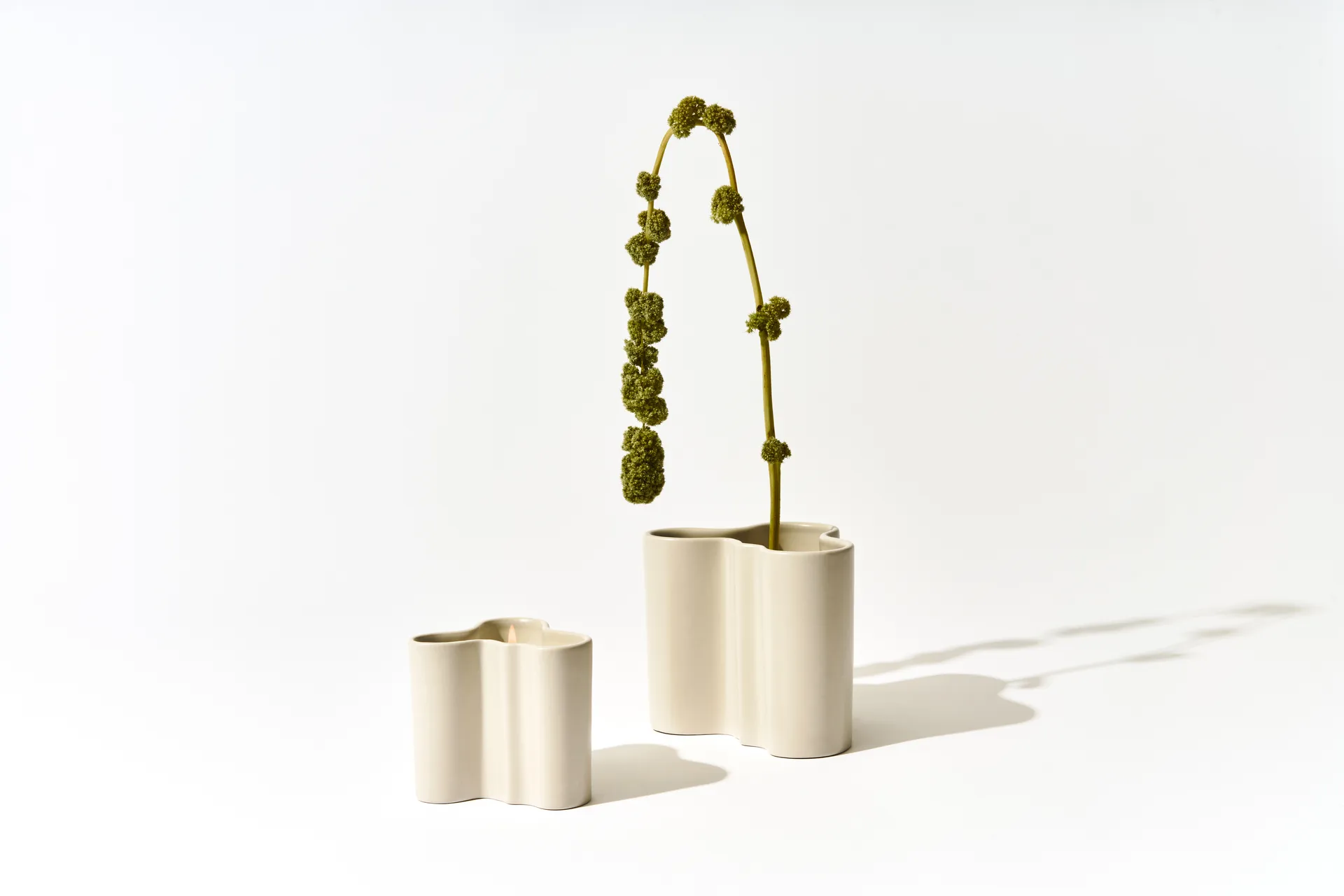 Aalto Duftkerze 8 cm, Sand Iittala