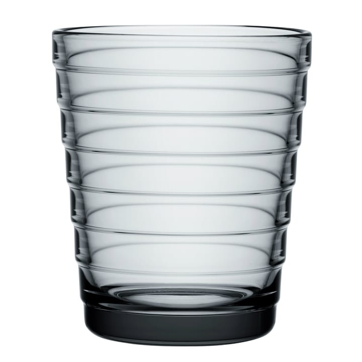 Aino Aalto Wasserglas 22cl im 2er Pack - Grau - Iittala