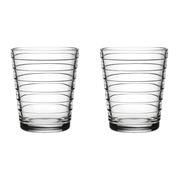 Aino Aalto Wasserglas 22cl im 2er Pack - Klar - Iittala