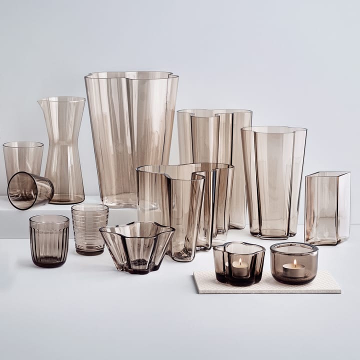 Aino Aalto Wasserglas 22cl im 2er Pack - Leinen - Iittala