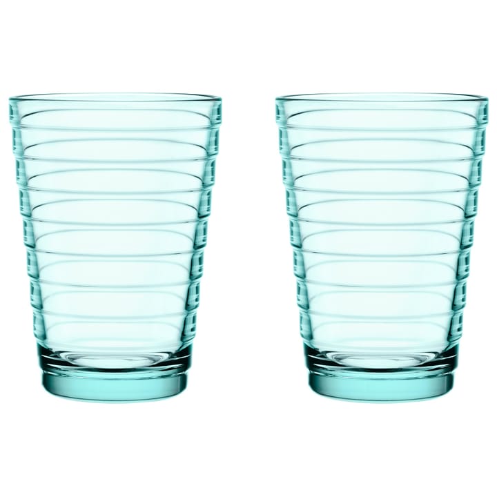 Aino Aalto Wasserglas 33cl im 2er Pack - Wassergrün - Iittala