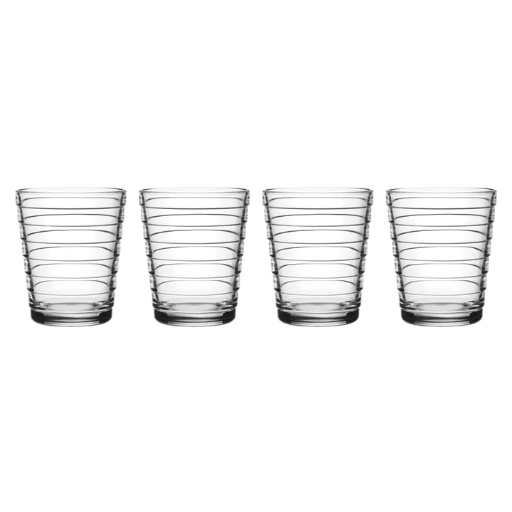 Aino Aalto Wasserglas 4er Pack 22cl - Klar - Iittala