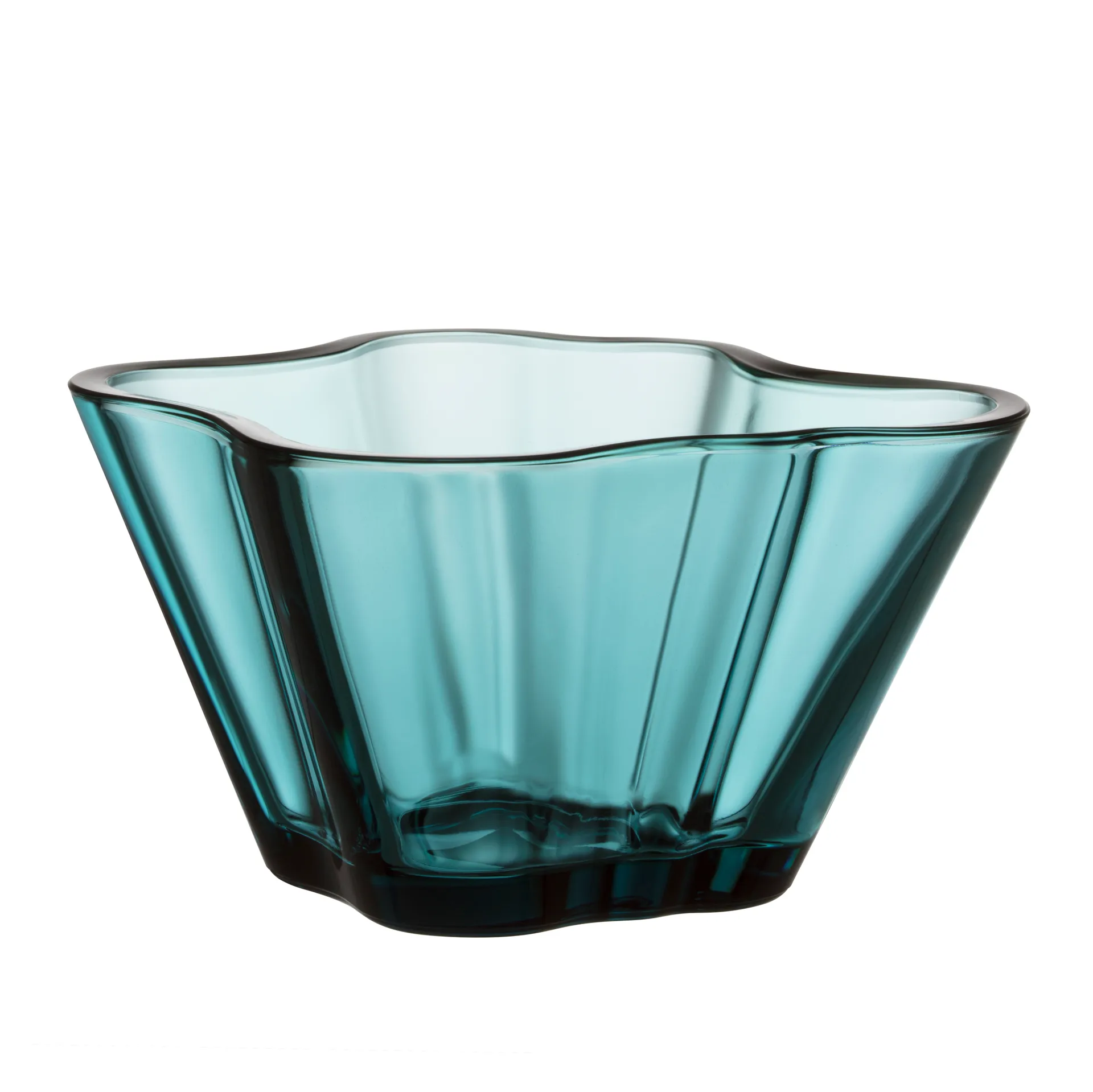 Alvar Aalto Schale 75mm, Meeresblau Iittala