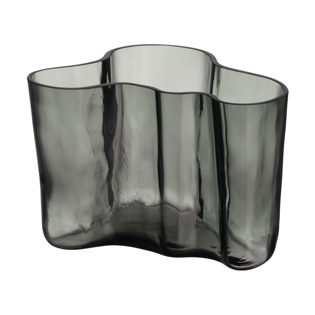 Iittala Alvar Aalto Vase 140 mm Dunkelgrau