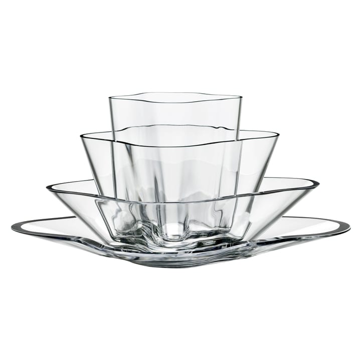 Alvar Aalto Vase Blume 4 Teile - Klar - Iittala