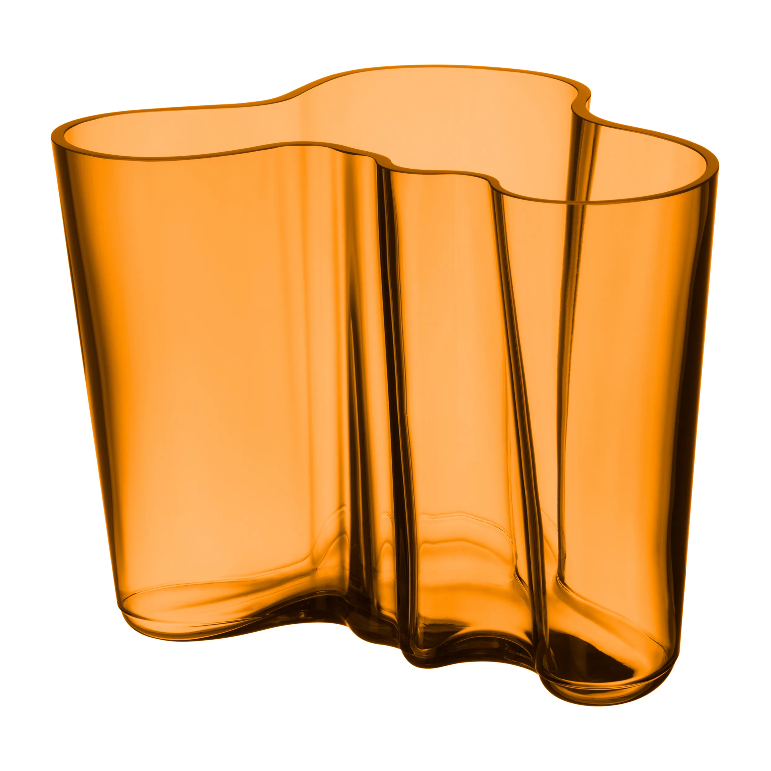 Iittala Aalto Vase 16 Cm – Moosgrüne Designvase, Mundgeblasen, Von Alvar Aalto