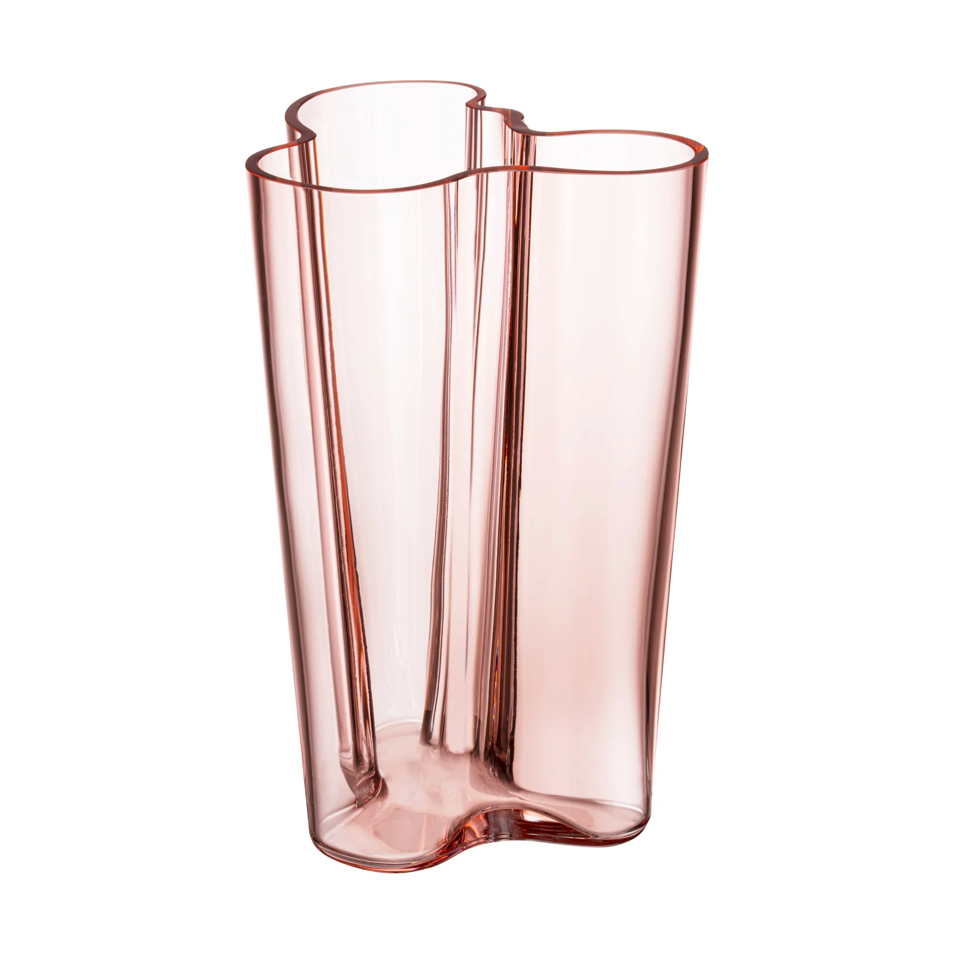 Alvar Aalto Vase lachsrosa, 251 mm Iittala