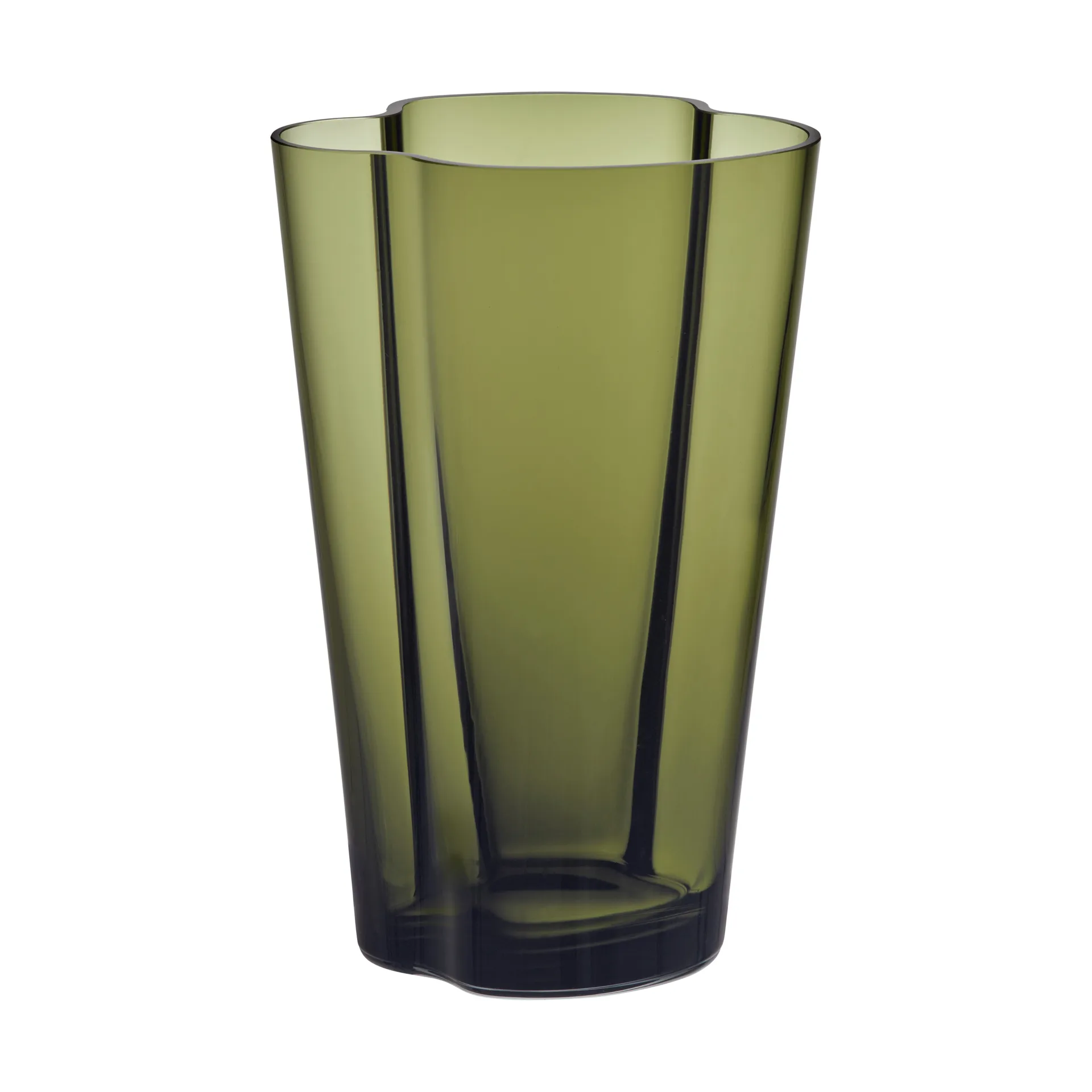 Alvar Aalto Vase moosgrün, 220mm Iittala