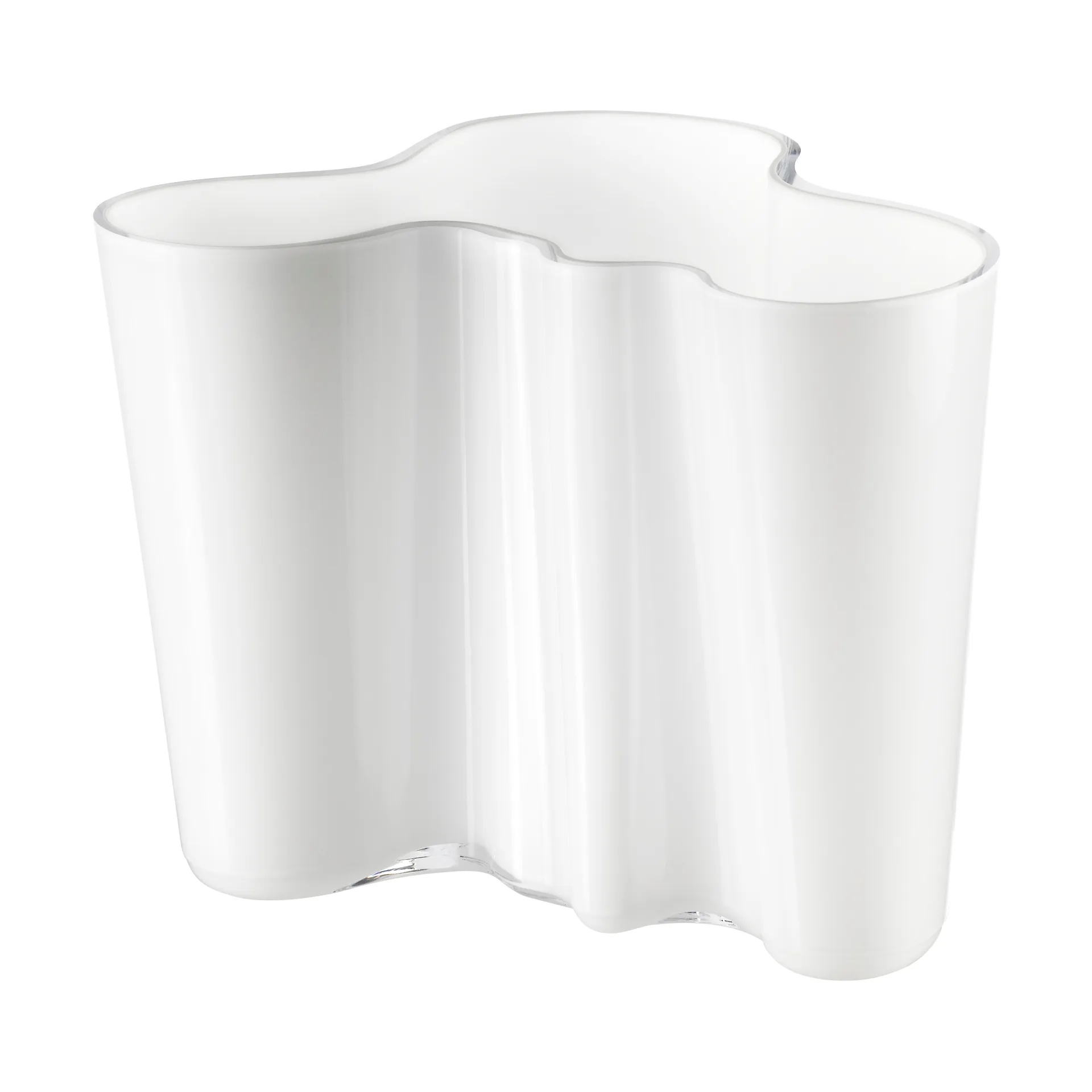 Alvar Aalto Vase opalweiß, 160mm Iittala