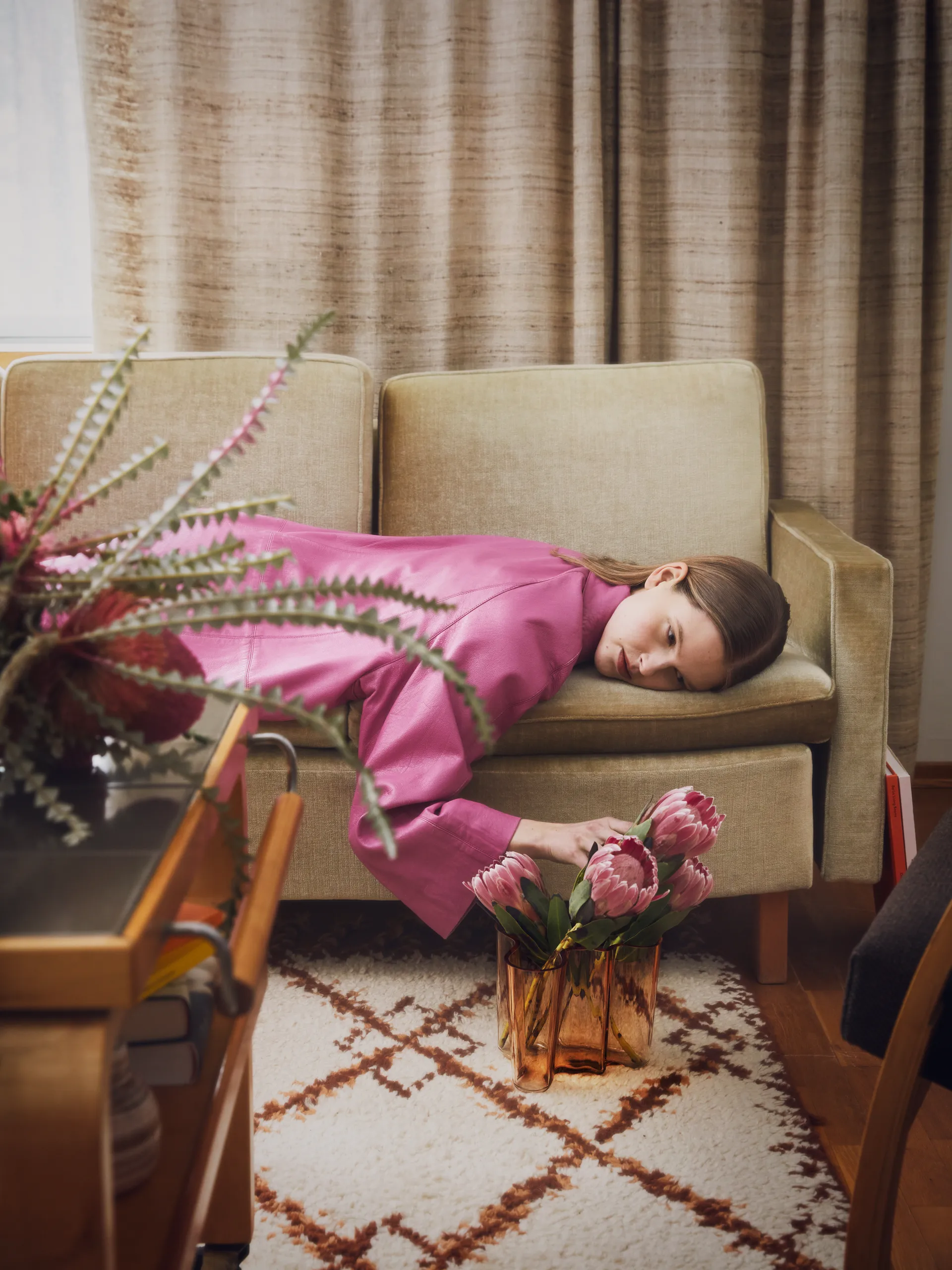 Alvar Aalto Vase Rio braun, 160 mm Iittala