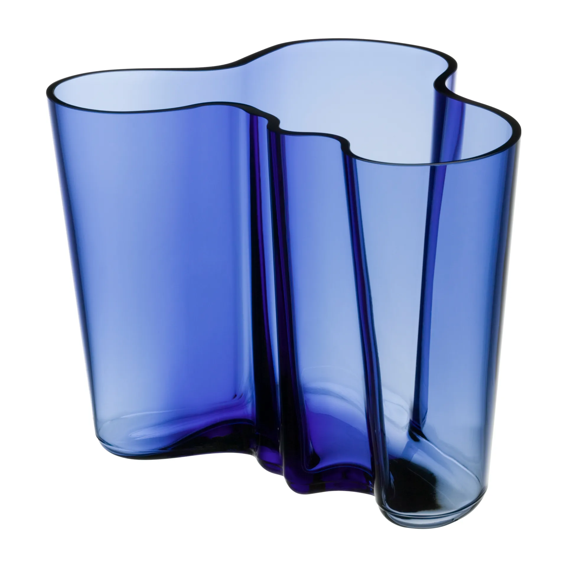 Alvar Aalto Vase ultramarinblau, 160mm Iittala