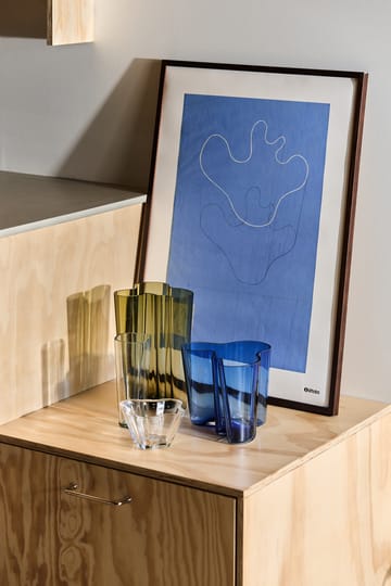 Alvar Aalto Vase ultramarinblau - 160mm - Iittala