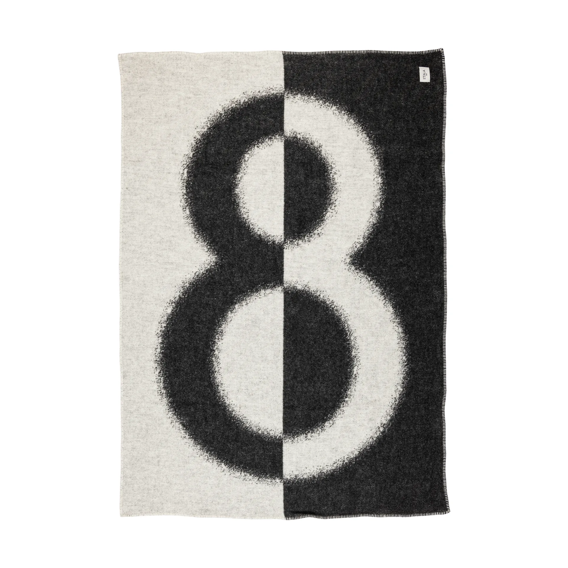 Iittala 8 Decke 130x180cm, Ecru-Schwarz Iittala