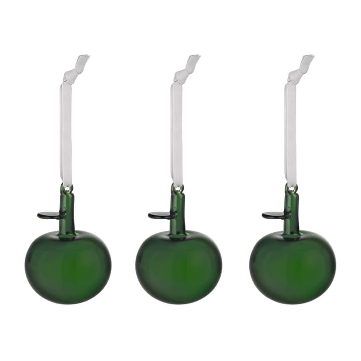 Iittala Glasapfel 3er Pack - Grün - Iittala
