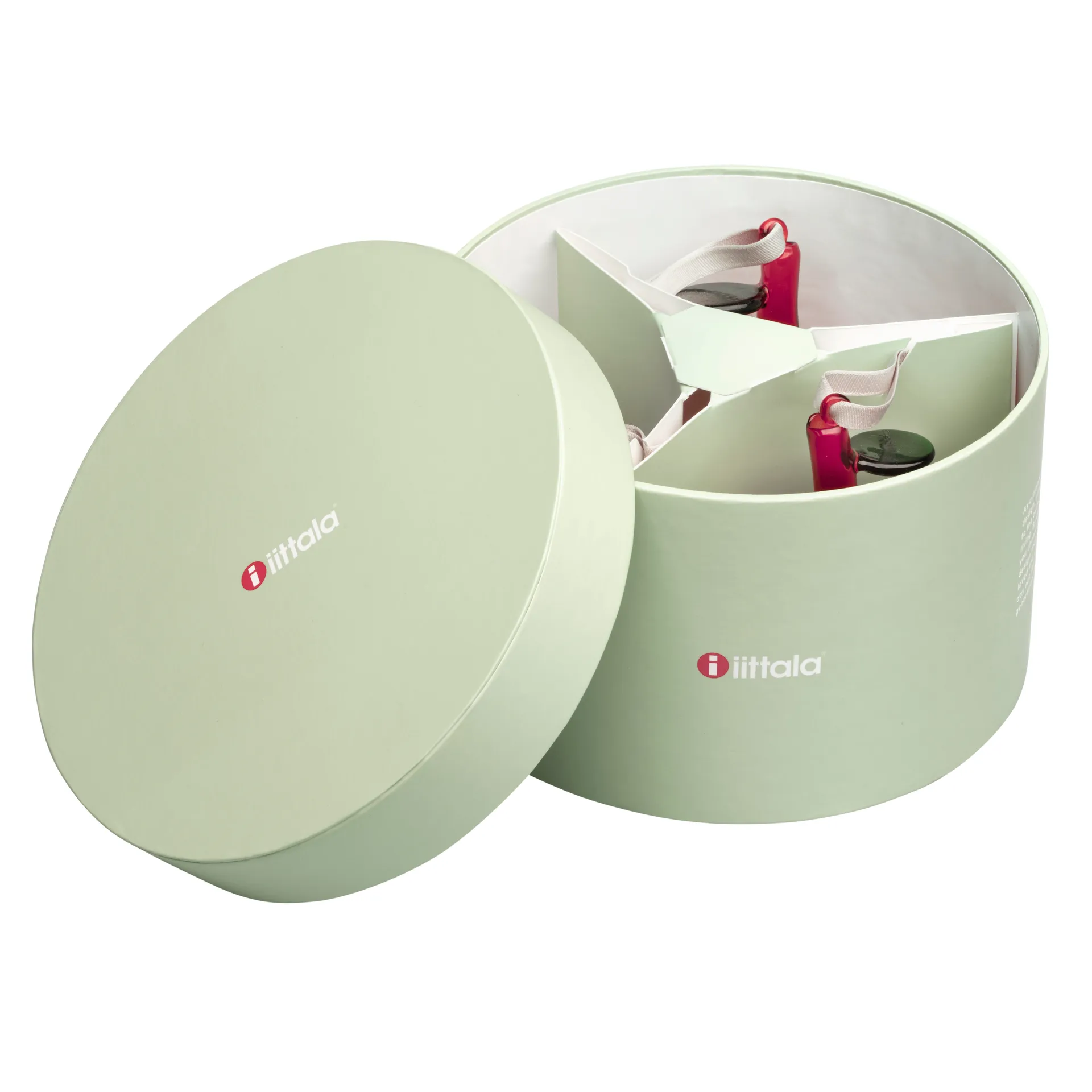 Iittala Glasapfel 3er Pack, Rot Iittala