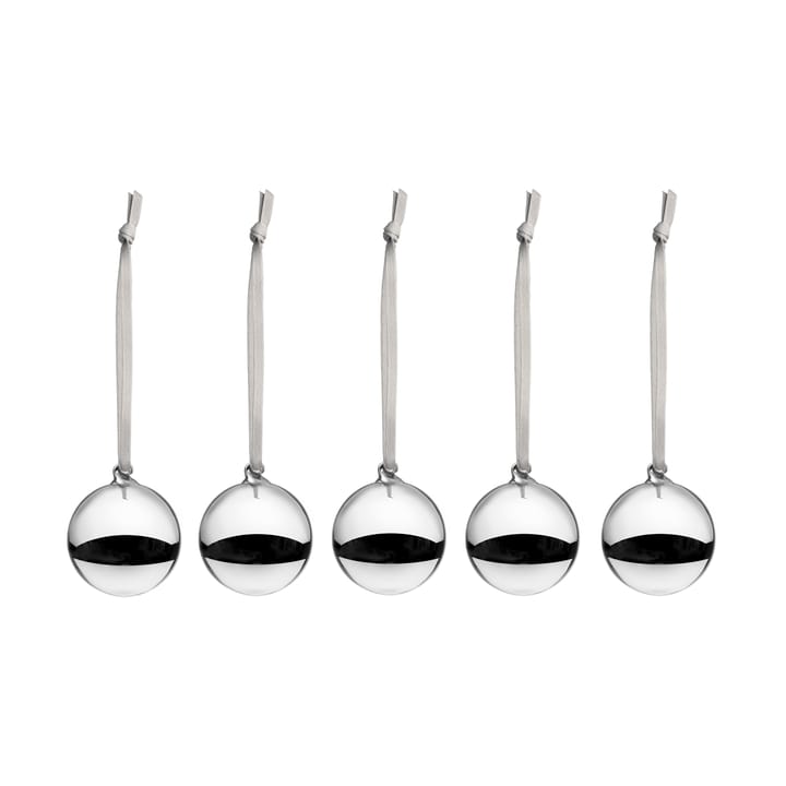 Iittala Glaskugel Ø4 cm 5er-Pack - Silber - Iittala