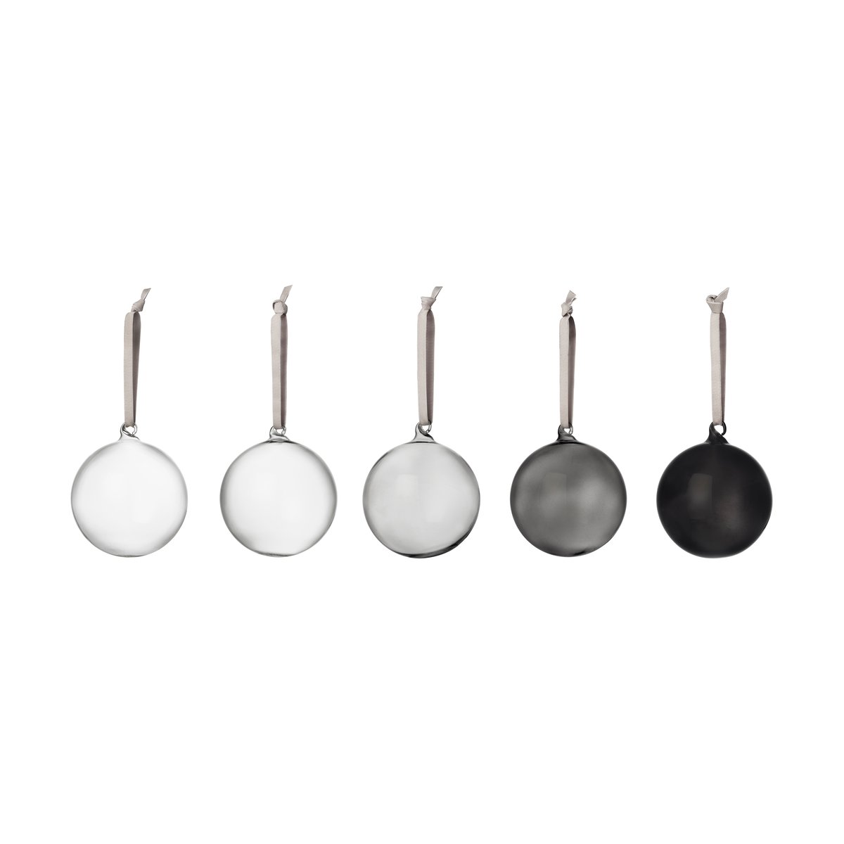 Iittala Iittala Glaskugel Ø8 cm 5er-Pack Grau