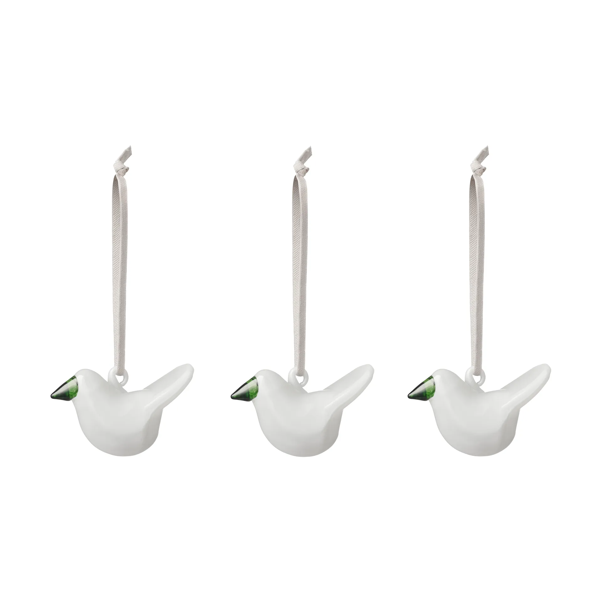 Iittala Glasvogel 3er Pack, Weiß Iittala