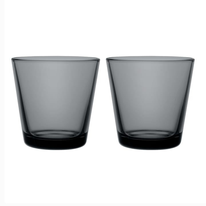 Kartio Trinkgläser 21cl 2er Pack - Dunkelgrau - Iittala