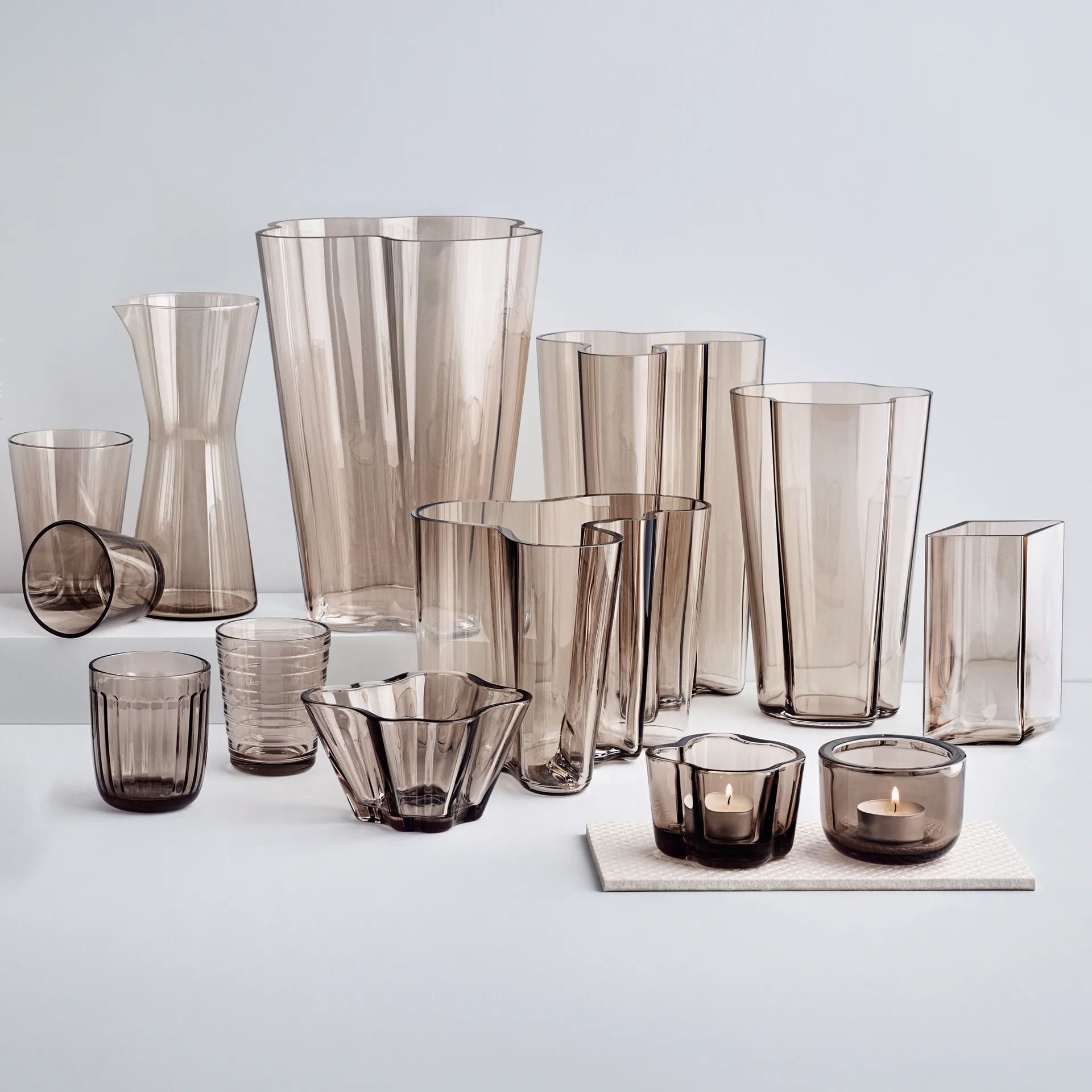 Kartio Trinkgläser 40cl 2er Pack, Leinen Iittala