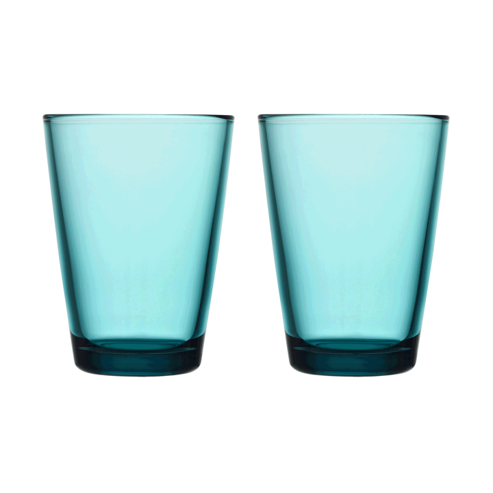 Kartio Trinkgläser 40cl 2er Pack - Meeresblau 2er Pack - Iittala
