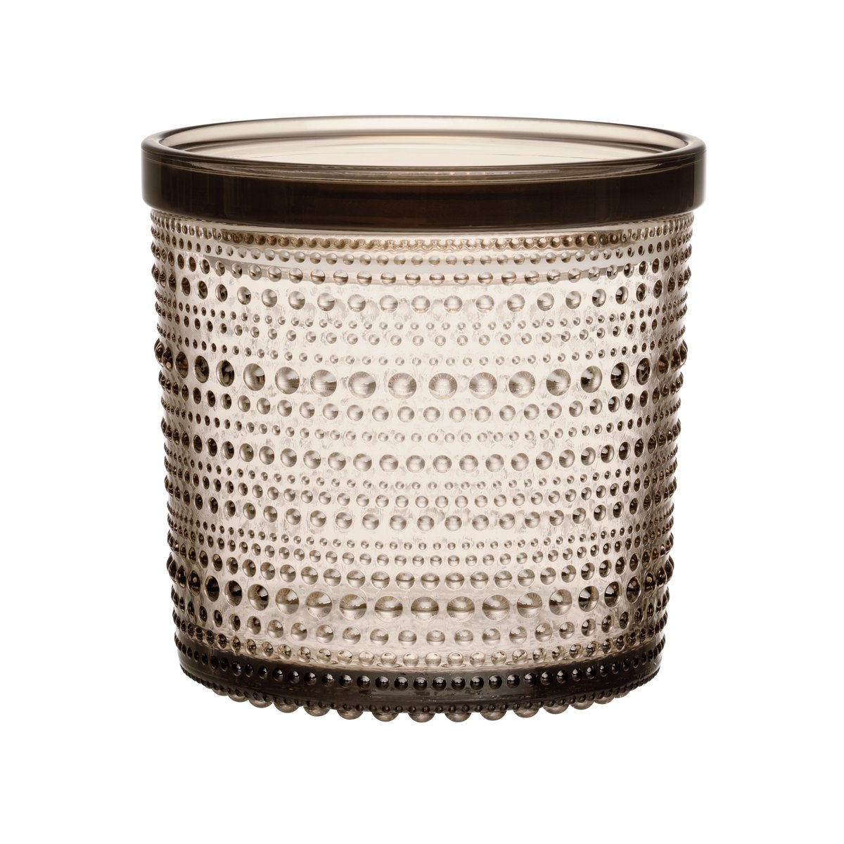 Iittala Kastehelmi Dose groß Leinen