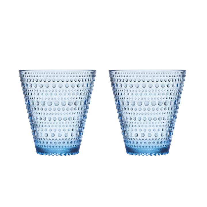 Kastehelmi Glas 2er Pack - 30cl aqua - Iittala
