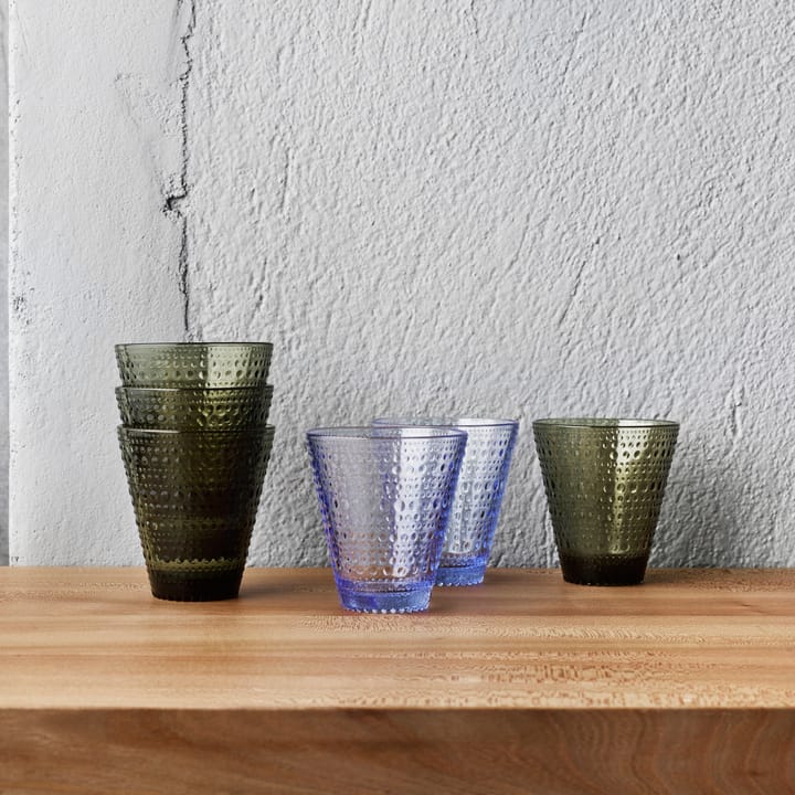 Kastehelmi Glas 2er Pack - 30cl aqua - Iittala