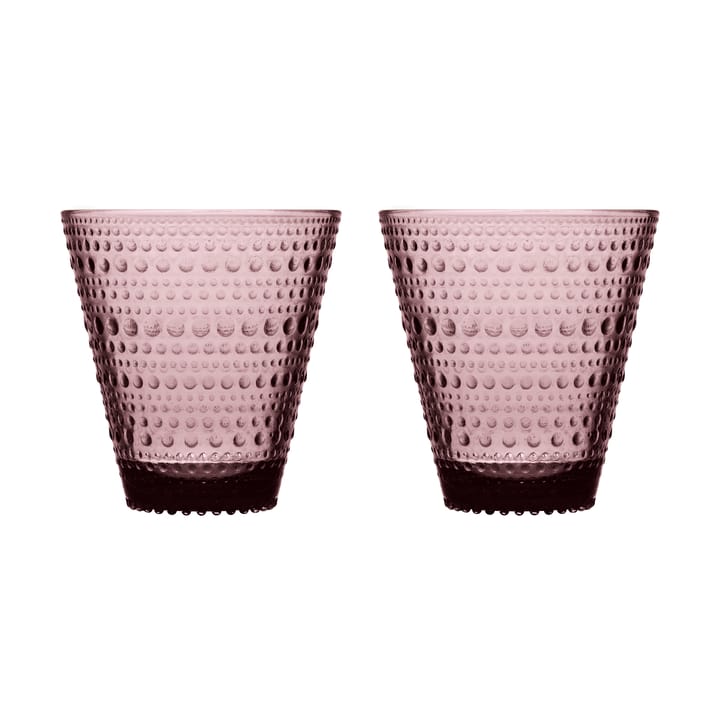 Kastehelmi Glas 2er Pack - Heide - Iittala