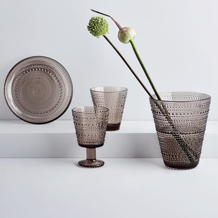 Kastehelmi Glas 2er Pack - Leinen - Iittala