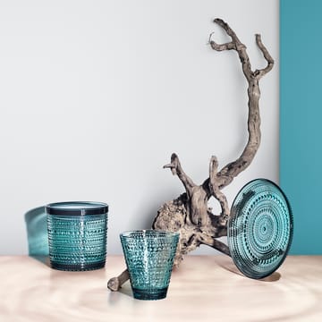 Kastehelmi Glas 2er Pack - Meeresblau - Iittala