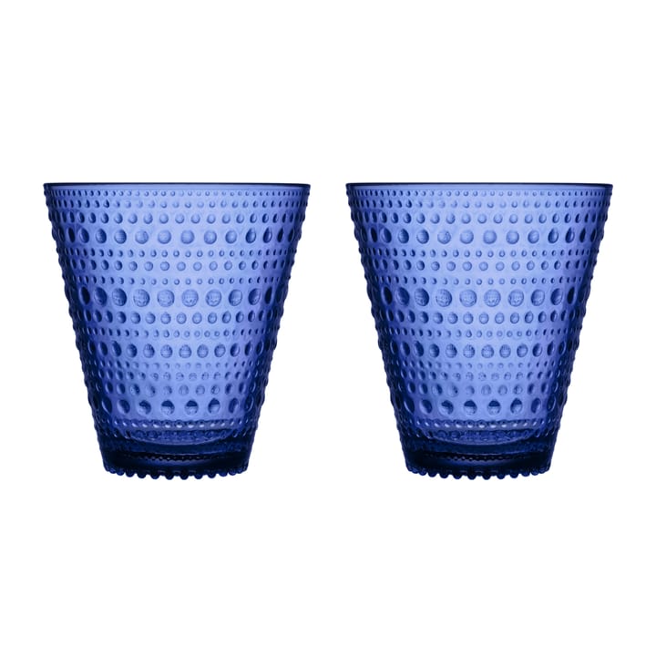 Kastehelmi Glas 2er Pack - Ultramarinblau - Iittala