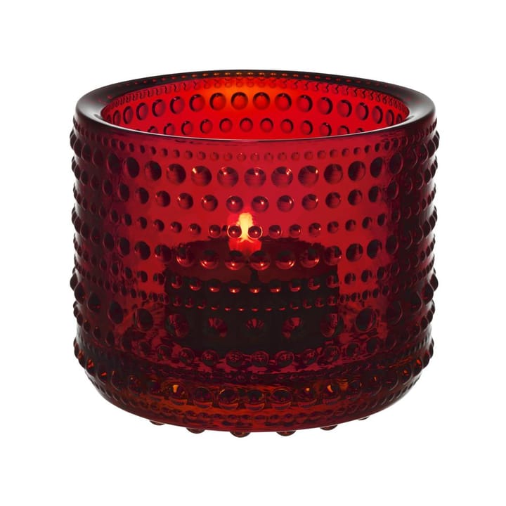 Kastehelmi Windlicht - Preiselbeere (rot) - Iittala