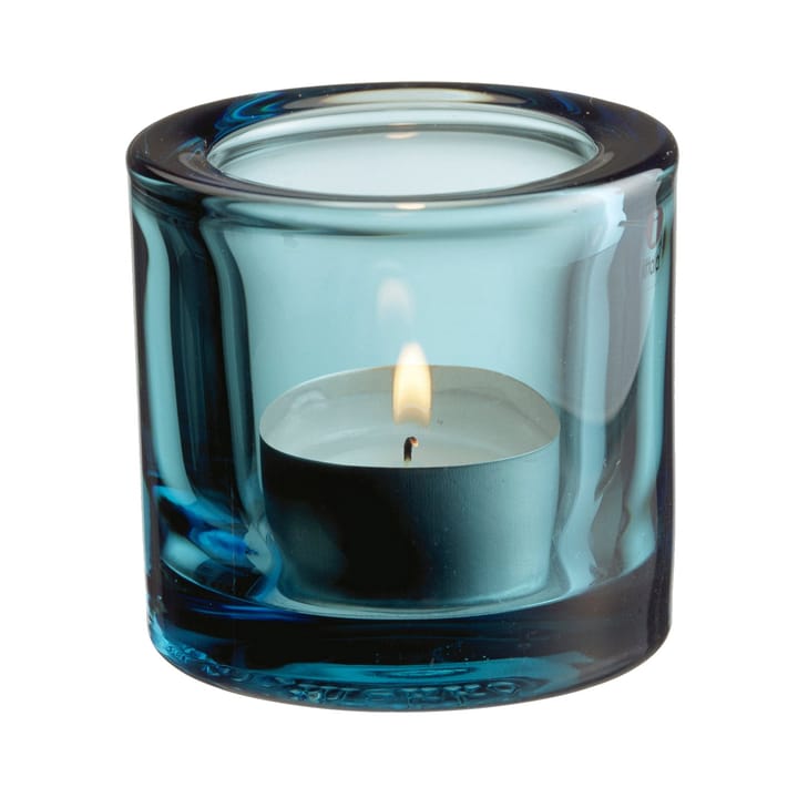 Kivi Teelichthalter - Meeresblau - Iittala