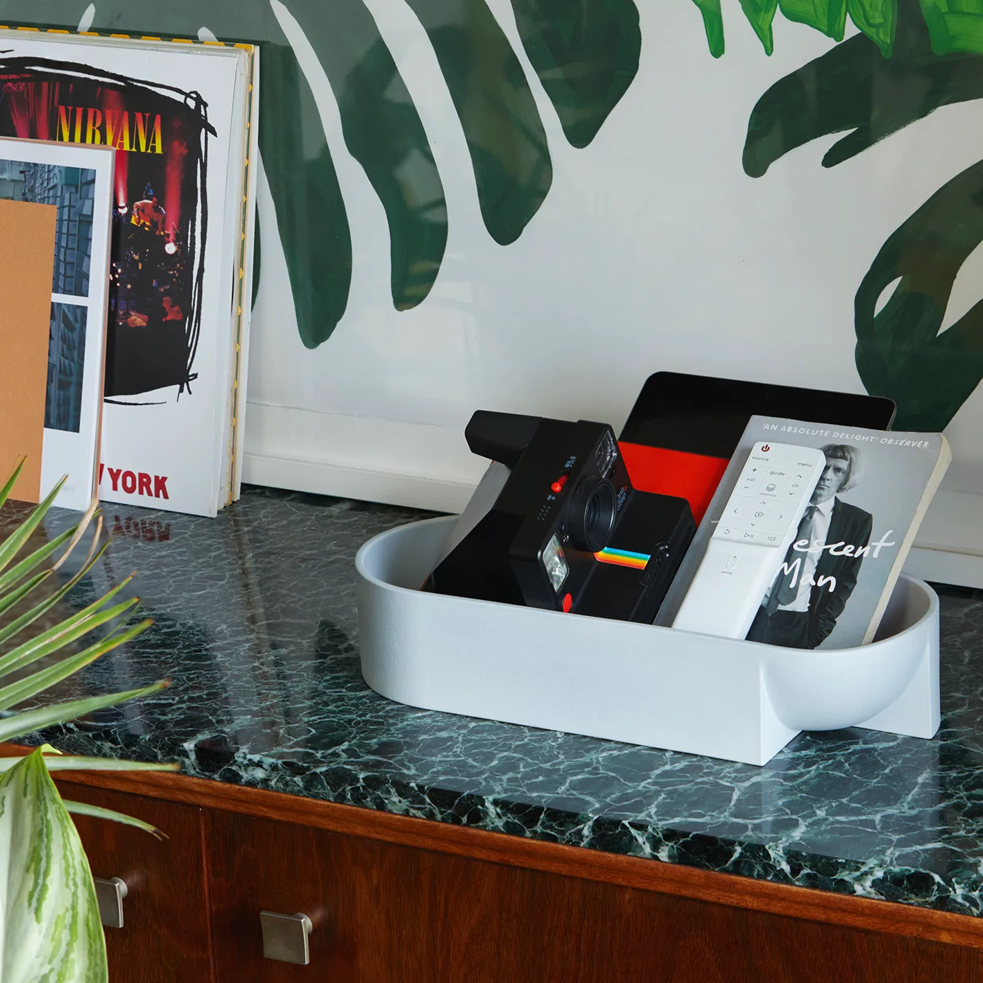 Kuru Keramikschale 7,5 x 37cm, Hellgrau Iittala