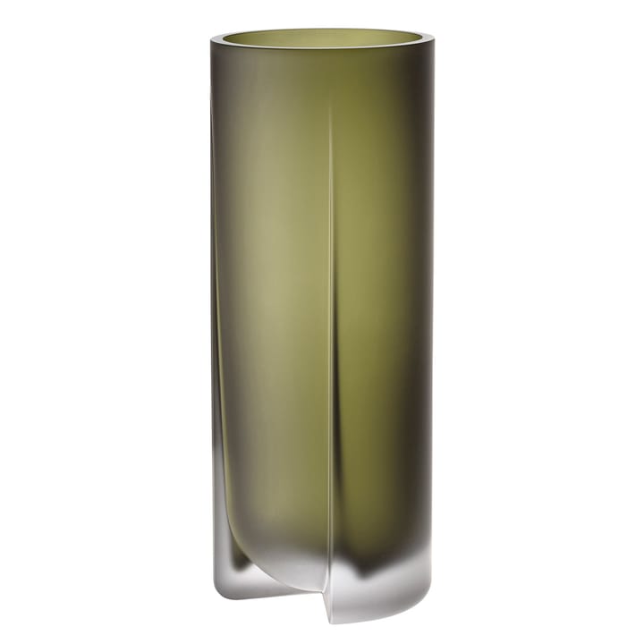 Kuru Vase 25,5cm, Gefrostet moosgrün Iittala