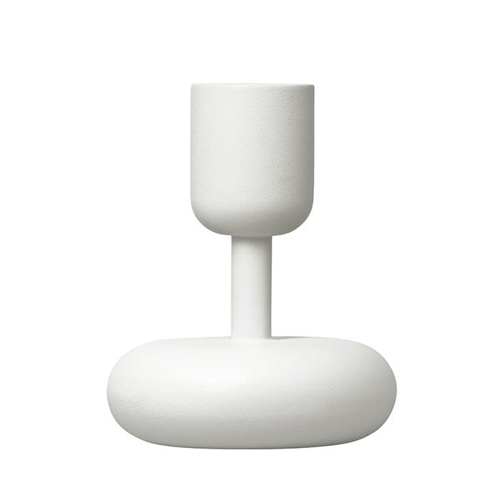 Nappula Kerzenständer weiß - Klein 107mm - Iittala
